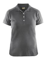 Blåkläder Dames poloshirt piqué 33901050 | Grijs | Maat S - 7330509479445 - thumbnail