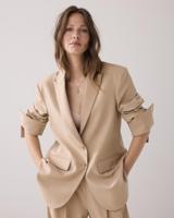 Summum Blazer Viscose Blend Stretch 1s1265-12072 Blazers 722 Alpaca - thumbnail