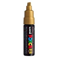 Uni Posca verfmarker 8k goud - beitelpunt 8mm - thumbnail