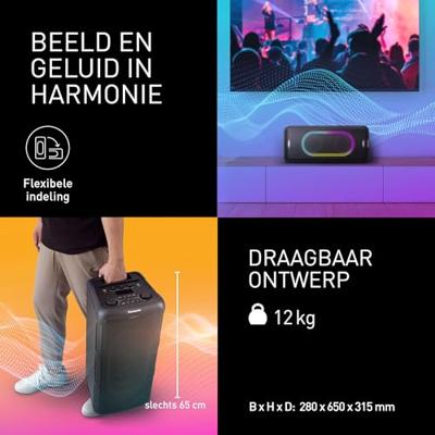Bluetooth-luidsprekers Panasonic SC-TMAX45E-K