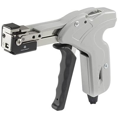 TOOLCRAFT Kabelbindertang voor roestvrijstalen kabelbinders Grijs, Zwart-grijs