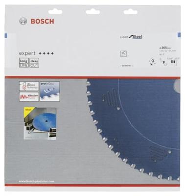 Bosch Accessories Expert for Steel 2608643061 Cirkelzaagblad 305 x 25.4 x 2.2 mm Aantal tanden: 80 1 stuk(s) Bosch Accessories Expert for Steel 2608643061 Cirkelzaagblad 305 x 25.4 x 2.2 mm Aantal tanden: 80 1 stuk(s)