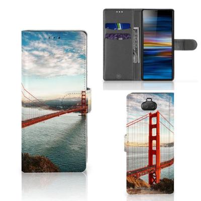 Sony Xperia 10 | Flip Cover | Golden Gate Bridge Sony Xperia 10 | Flip Cover | Golden Gate Bridge