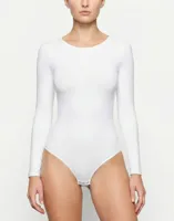 Fine Woman Body dames - Bodystocking - lange mouw - Ronde hals - thumbnail