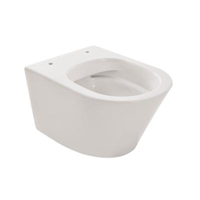 BWS Wandcloset Vesta Junior 47cm Diepspoel Randloos Zonder Zitting Wit