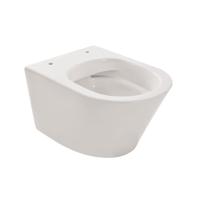 BWS Wandcloset Vesta Junior 47cm Diepspoel Randloos Zonder Zitting Wit - thumbnail