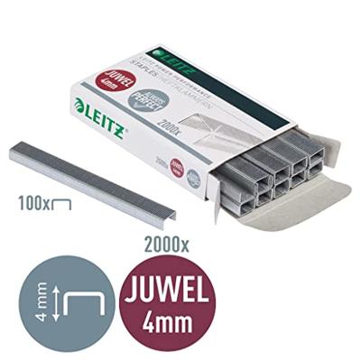 Leitz 56400000 Type nietje: JUWEL 4 mm Nietjes 2000 stuk(s) Nietcapaciteit: 12 vel (80 g/m²) - thumbnail