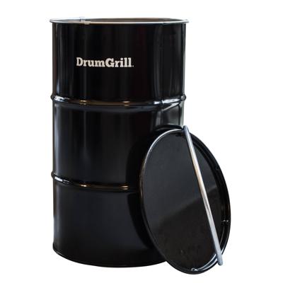 Olievat barbecue 120L - Incl. deksel, mand en grill