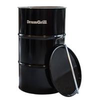 Olievat barbecue 120L - Incl. deksel, mand en grill - thumbnail