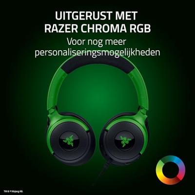 Razer Kraken V4 X Minecraft Editie Bedraad Groen Razer Kraken V4 X Minecraft Editie Bedraad Groen