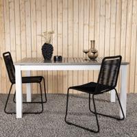 Nohr Uitschuifbare Tuintafel 'Candise' 152/210 x 90cm, kleur Wit - thumbnail