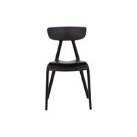 Nohr Eetkamerstoel 'Ziyad' Kunststof, kleur Zwart - thumbnail