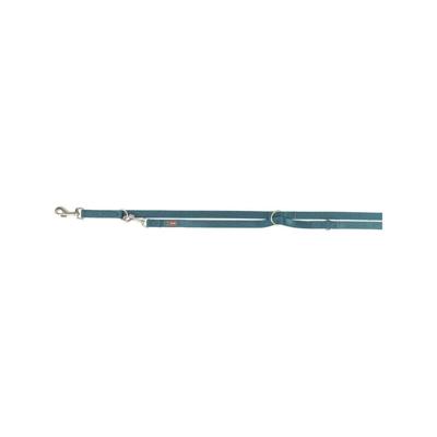 Trixie hondenriem premium verstelbaar petrol blauw