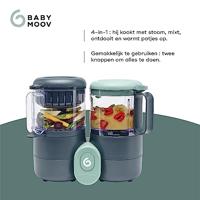 BABYMOOV Nutribaby One multifunctionele keukenmachine, kookplaat en blender zwart/grijs - thumbnail