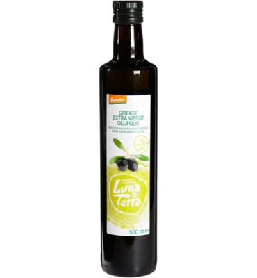Luna E Terra Olijfolie Grieks extra vierge demeter bio 500 Milliliter
