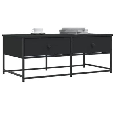 Salontafel 100x51x40 cm bewerkt hout zwart