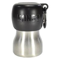 KONG h2o drinkfles rvs zwart - 280 ml - thumbnail