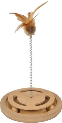 Kattenspeelgoed Kitty Brain Train 20 x 20 x 25 cm Flamingo Hout Kattenspeelgoed Kitty Brain Train 20 x 20 x 25 cm Flamingo Hout