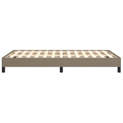 Bedframe zonder matras 120x190 cm stof taupe Bedframe zonder matras 120x190 cm stof taupe