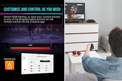 Creative Katana V2X, 2.1 Soundbar Zwart