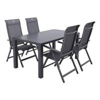 Hartman Milaan/Alma 160 cm. - verstelbare tuinset - 5-delig - thumbnail