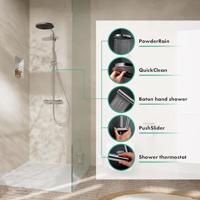 Hansgrohe Pulsify S Puro Showerpipe 260 1jet met thermostaat, chroom - thumbnail
