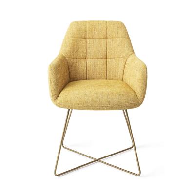 Jesper Home Noto eetkamerstoel Bumble Bee cross gold Jesper Home Noto eetkamerstoel Bumble Bee cross gold