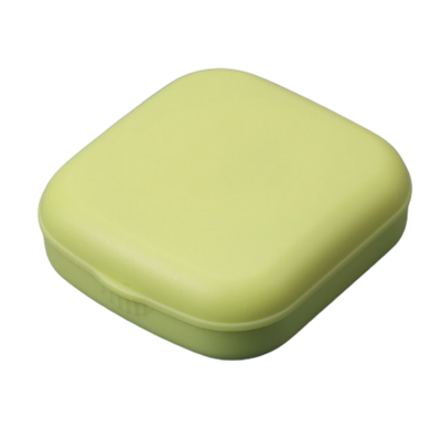 Lenzendoosje - pincet - zuignapje - spiegel - vloeistof - groen