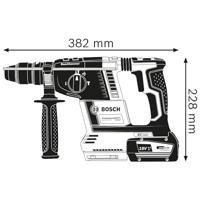 Bosch Professional GBH 18V-26F SDS-Plus-Accu-boorhamer 18 V 5 Ah Li-ion - thumbnail