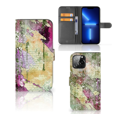 Hoesje iPhone 13 Pro Max Letter Painting Hoesje iPhone 13 Pro Max Letter Painting