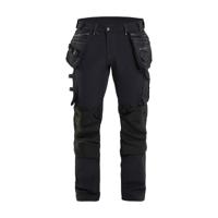Blåkläder werkbroek 4-weg stretch x1900 19981644 | zwart | maat c46 - 7330509657737 - thumbnail