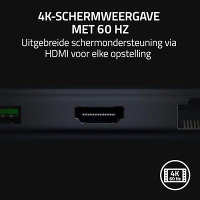 RAZER USB-C® Dock USB-C dockingstation Geschikt voor merk (dockingstation): Universeel USB-C Power Delivery, Geïntegreerde kaartlezer - thumbnail