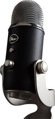 Blue Yeti USB Microfoon voor Opname, Streaming, Gaming, Podcasting, Condensator-Mic voor Laptop of Computer, PC en Mac, Blue VO!CE Effecten, Verstelbare Standaard, Plug and Play - Zwart zilver
