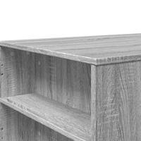 Salontafel 102x55x42 cm bewerkt hout grijs sonoma eikenkleurig - thumbnail