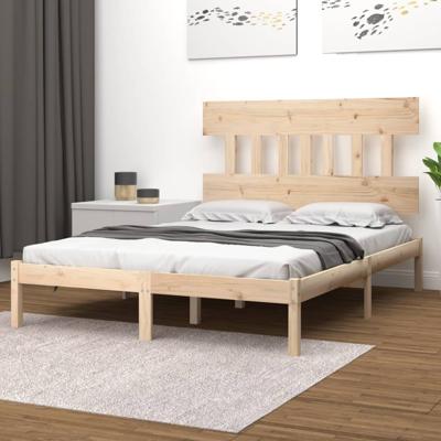 Bedframe massief hout 140x190 cm