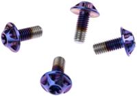 SILCA bevestigingsbout screw royal purple 4pcs. - thumbnail