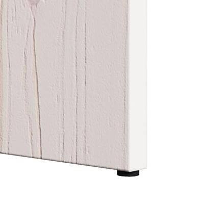 Salontafel 2 pcs Wit Massief grenenhout