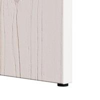 Koffietafel Set 2 pcs Wit 49 x 49 x 28 cm Massief grenenhout - thumbnail