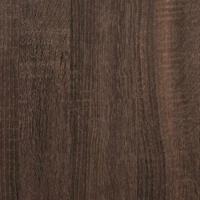 Tv-meubel 61x40x46 cm bewerkt hout metaal bruin eikenkleur - thumbnail