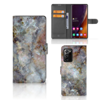 Samsung Galaxy Note20 Ultra | Bookcase | Marmer Grijs - thumbnail