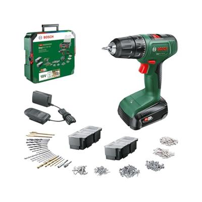 Bosch Home and Garden 06039D8006 Accu-schroefboormachine 18 V 1.5 Ah Li-ion Incl. accu, Incl. lader, Incl. koffer, Incl. accessoires Bosch Home and Garden 06039D8006 Accu-schroefboormachine 18 V 1.5 Ah Li-ion Incl. accu, Incl. lader, Incl. koffer, Incl. accessoires