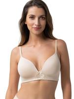 Voorgevormde BH zonder beugel - Soft Bh - Comfortabele T-shirt bh met dunne bandjes - thumbnail