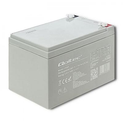 Qoltec 53045 AGM-batterij | 12V | 14Ah