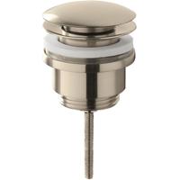 Wiesbaden Caral Luxe Clickwaste Afvoerplug Geborsteld Staal 5/4 Inch - thumbnail