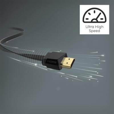 Hama High-speed HDMI-kabel Flexi-Slim, 4K, conn. - conn., ethernet, 1,5 m HDMI kabel - thumbnail