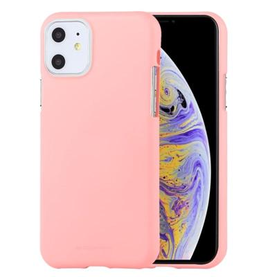 MERCURY GOOSPERY SOFE gevoel TPU schokbestendig en kras Case voor iPhone 11 (roze) MERCURY GOOSPERY SOFE gevoel TPU schokbestendig en kras Case voor iPhone 11 (roze)