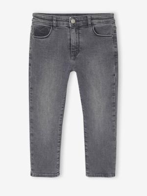 Smalle jeans large meisjes grijs