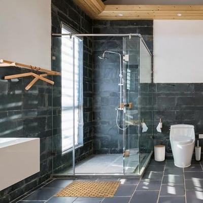 MSV Badkamerkleedje|badmat voor op de vloer - bamboe hout - 50 x 80 cm