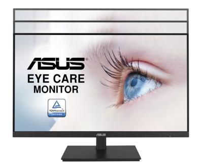ASUS Eye Care VA24DQSB | 24 inch Full HD Monitor | Frameloos, ergonomisch, TÜV-gecertificeerd, blauw lichtfilter, adaptief-Sync | 75 Hz, 16:9 IPS-paneel, 1920x1080 | DisplayPort, HDMI, D-Sub, USB-hub