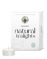 Natuurlijke theelichtjes 6 branduren 40 Stuks - thumbnail